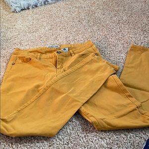 Golden leggings size 9